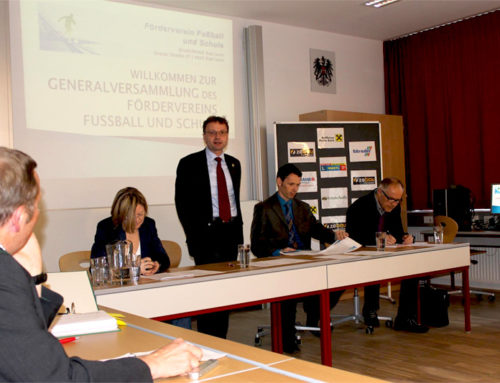 Generalversammlung des Fördervereins „Fußball und Schule“