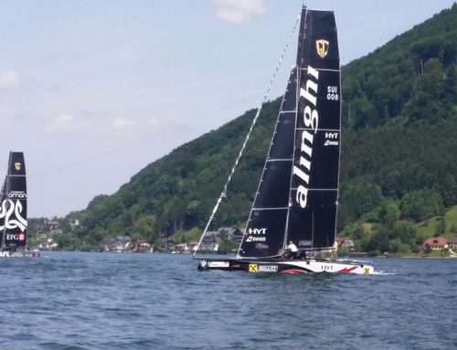 Sport- und Eventmanager besuchen RC32 Regatta am Traunsee